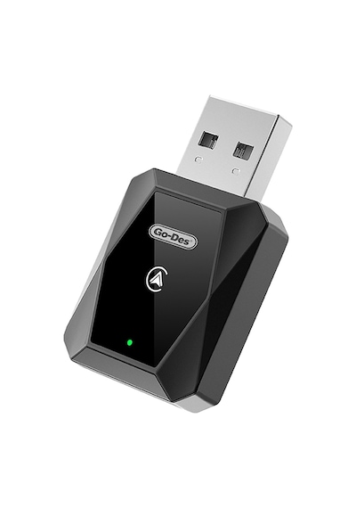 Go Des Gd-bt212 Android Auto Destekli Carplay Usb Bluetooth Wireless Transmitter Adaptör Siyah