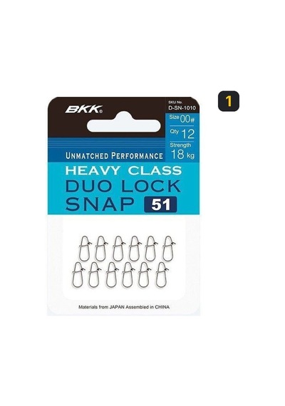 Bkk Duolock Snap-51 Maket Balık Klipsi 1