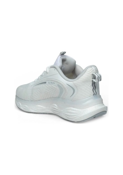 Solazer 048-26 Anorak Anatomik Taban Bağcıklı Kadın Sneaker Beyaz Gümüş Beyaz