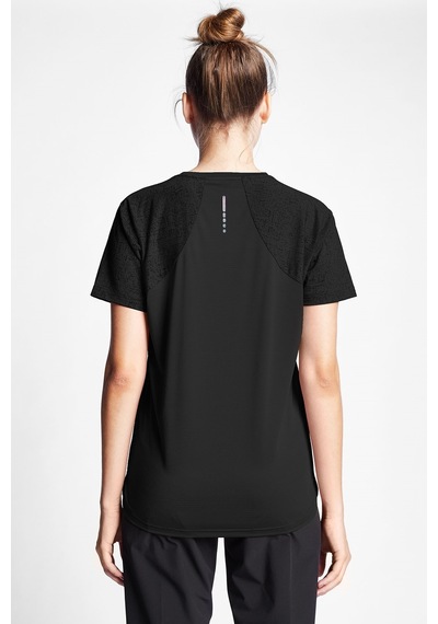 Lescon Kadın Koşu Kısa Kollu T-shirt 24b-2015 Siyah