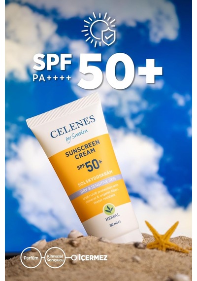 Herbal Güneş Kremi Kuru Ve Hassas Ciltler Spf 50+ 50ml, 5160155