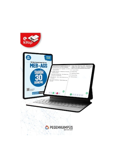 2026 Meb-ags Tarih Tamamı Çözümlü 30 Deneme E-kitap