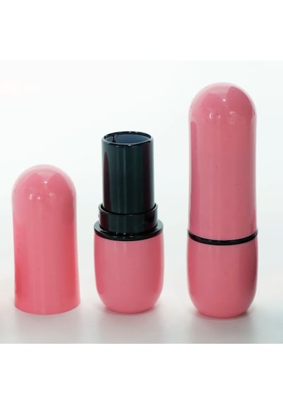 30 Adet Boş Plastik Dudak Balsam Ruj Tüpü, 5 Ml, Pembe