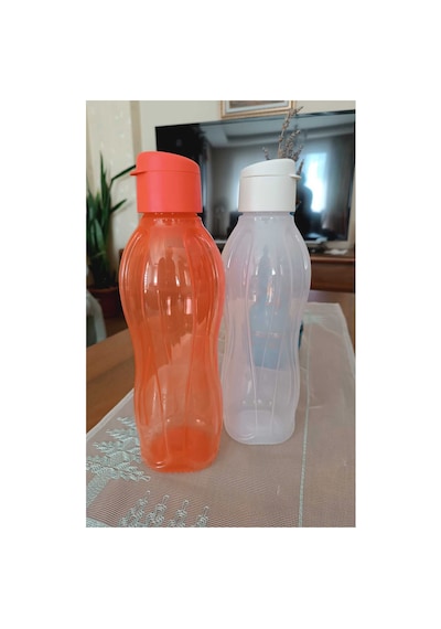 Eco Su Şişesi 1 Lt Kırmızı Beyaz Kırmızı