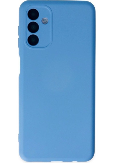 Samsung Galaxy A04s Kılıf Nano İçi Kadife Silikon - Mavi