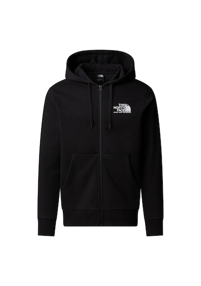 The North Face M Blanca Peak Full Zip Hooded Erkek Sweatshirt-32926 siyah