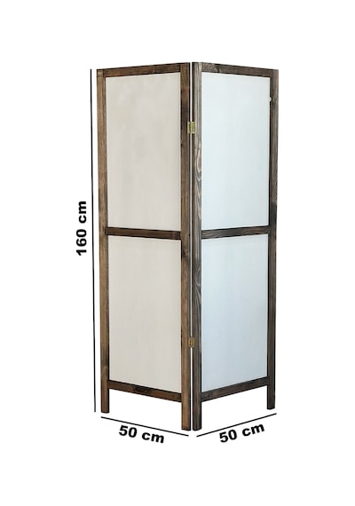 Ahşap Paravan Panel Kumaş Paravan Seperatör 5214