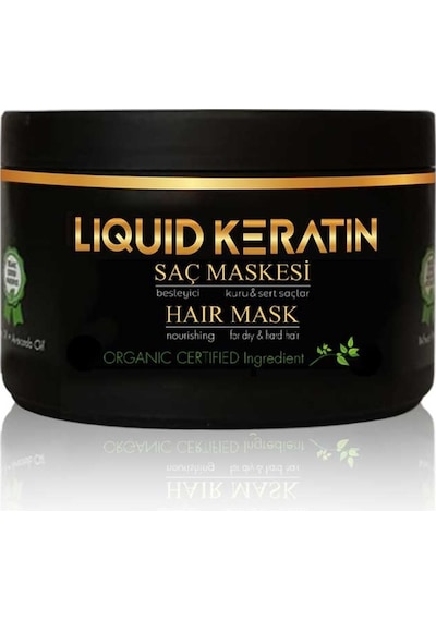 Liquid Keratin Organik Saf Keratinli Saç Maskesi 250 ML