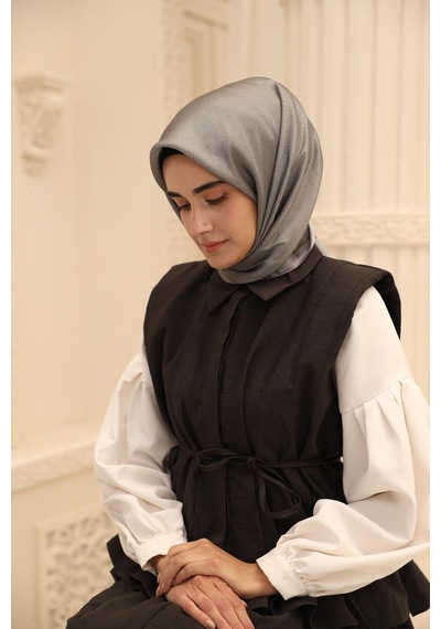 Silk Home Shiny Eşarp 75009-06 Gri, Yeşil