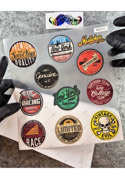 Bdls11 Küçük Boy 10lu Sticker Seti