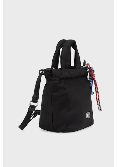 Tommy Jeans Charmlı Çıkarılabilir Askılı Çanta Kadın Çanta Aw0aw18781 Bds Siyah