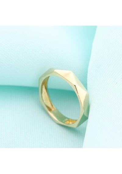 14k Altın Markiz-geometrk Chocolate Yüzük 4y28095 Sarı Altın