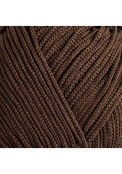 Stil Makrome 3 Mm 100 Gr 100 M Polyester Makrome Parlak Örgü Ve Çanta İpi - Çikolata Kahvesi