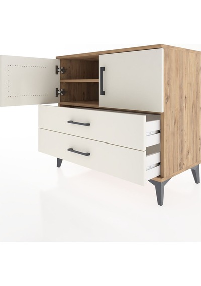 Hyperion Şifonyer 2 Raflı 2 Çekmeceli 2 Kapaklı 88x44x80 Çam-... Çam Hyperion Şifonyer 2 Raflı 2 Çekmeceli 2 Kapaklı 88x44x80 Çam-... Çam