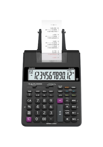 Casio Hr-100Rc 12 Digit Şeritli Hesap Makinesi