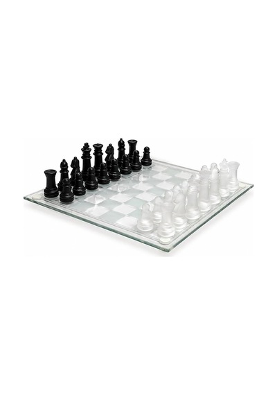 Satranç Lüks Modern Şık Dekoratif Kristal Tasarım Hediye Zeka Strateji Cam Satranç Oyun Seti