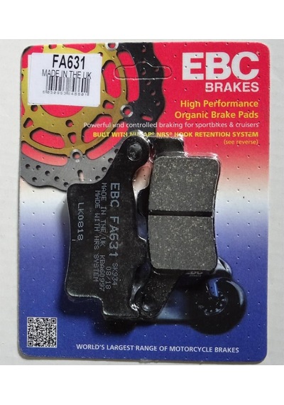 Ebc Organik Arka Fren Balatası Can-am Spyder H. Davıdson Trıke Fa631