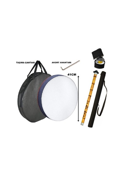 Piarro Orjinal Kamış Ney ve Pvc Def  Seti + Kılıflar Hediyeli