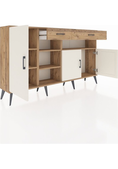 Arges Konsol 5 Raflı 2 Çekmeceli 3 Kapaklı 176x30x99 Çam-aytaşı/çam Aytası/atlas Çam - Atlas Çam Arges Konsol 5 Raflı 2 Çekmeceli 3 Kapaklı 176x30x99 Çam-aytaşı/çam Aytası/atlas Çam - Atlas Çam