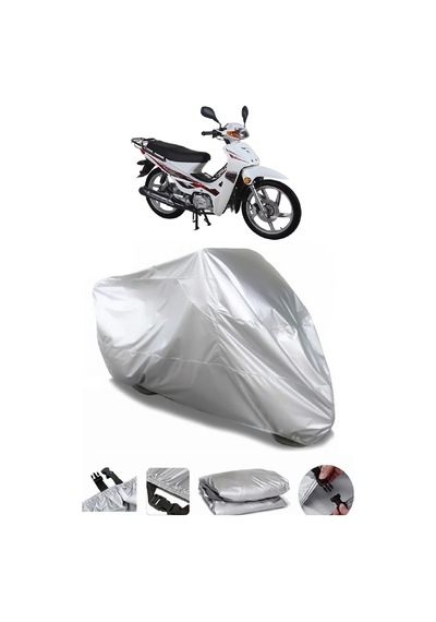 Rmg Moto Gusto Spark Gri Su Geçirmez Motosiklet Uyumlu Brandası Premium
