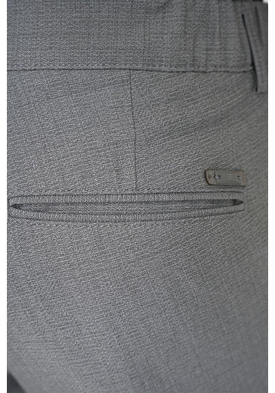 Efor Comfort Fit Beli Lastikli Dokulu Gri Jogger Pantolon P 1192 Gri
