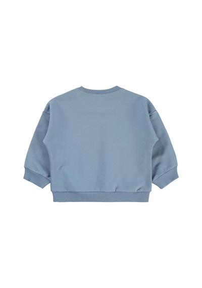 Civil Baby Basic 6-18 Ay Sweatshirt - Mavi Buz Mavi