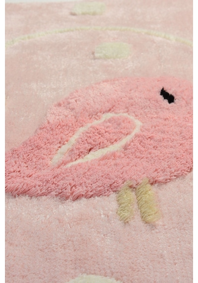 Bırdıe Pembe 60x100 Cm Banyo Paspası Renkli