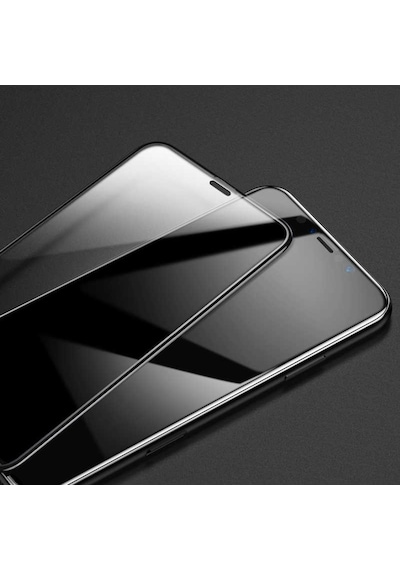 Vendas Apple Uyumlu iPhone 11 Güçlü Kenarlı Tam Kaplama Ekran Koruyucu Siyah