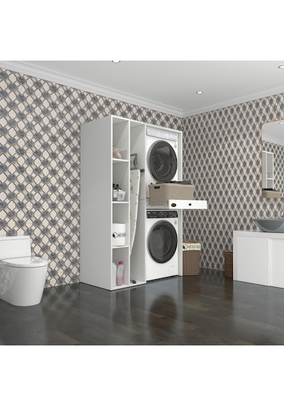 Kenzlife Çamaşır-Kurutma Makinesi Dolabı Gutas Sol Byz 187 120 60 Çekmeceli Banyo Çok Renkli Kenzlife Çamaşır-Kurutma Makinesi Dolabı Gutas Sol Byz 187 120 60 Çekmeceli Banyo Çok Renkli