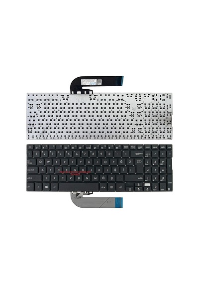 Asus Uyumlu Tp500La-Dh51T. Tp500La-Dh71T Klavye Tuş Takımı Siyah Tr Q Di
