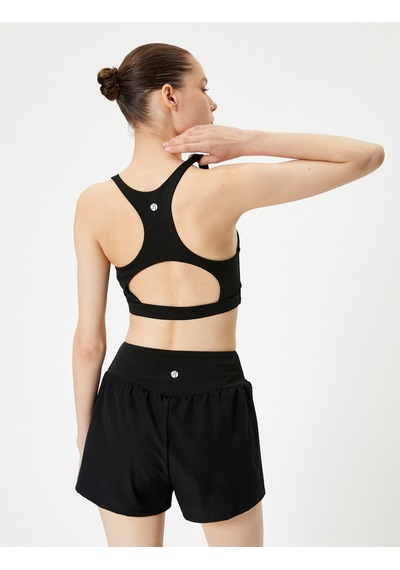 Koton Arkası Pencere Detaylı Sporcu Sütyeni Kaplı Slim Fit U Yaka Baskılı Siyah 4sak30204nk Siyah Koton Arkası Pencere Detaylı Sporcu Sütyeni Kaplı Slim Fit U Yaka Baskılı Siyah 4sak30204nk Siyah