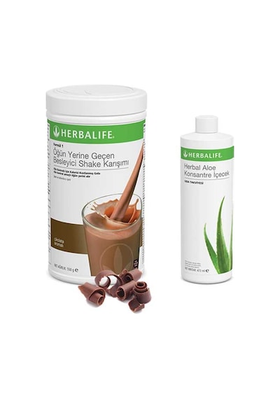 Herbalife Çikolata Shake + Aloe Vera