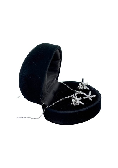 Oya Silver Taşlı Deniz Yıldızı Gümüş Set&takım