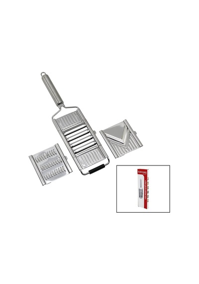 Solingen Slg-1621 3'ü 1 Arada Lüks Metal Rende Seti Rende, Soyacak, Dilimleme Başlıklı
