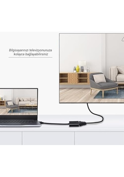 Chb020 Hdmı To Vga Dişi Çevirici Adaptör Siyah