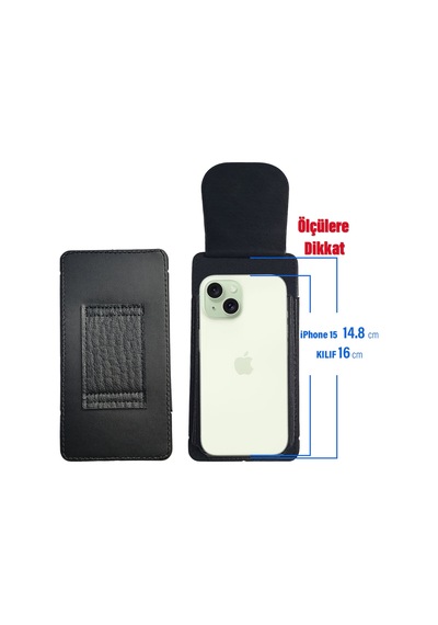 Apple Uyumlu iPhone 15 Kemer Kılıfı Bel Kılıf