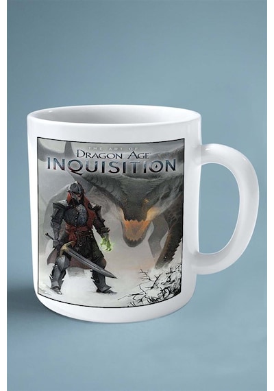 The Art Of Dragon Age Inquisition Oyun Baskılı Kupa Bardak Çift Taraflı Baskı Kişiye Özel Model 5 Çok Renkli