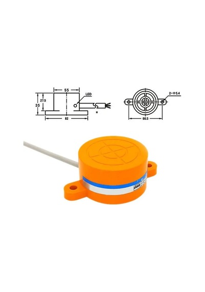 SE-3025A 6-36V 25mm NPN NO Endüktif Mesafe Sensörü