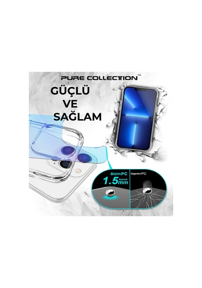 Bix Apple Uyumlu iPhone 13 Pro Max Pure Rainbow Renk Geçişli Şeffaf Kılıf Çizilmeye Dayanıklı Darbe Emici Parmak İzi Önleyici Mavi Bix Apple Uyumlu iPhone 13 Pro Max Pure Rainbow Renk Geçişli Şeffaf Kılıf Çizilmeye Dayanıklı Darbe Emici Parmak İzi Önleyici Mavi