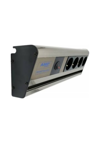 Mutfak Tezgah/Dolap Altı 32 Cm Alttan Led Aydınlatmalı 4'Lü Priz