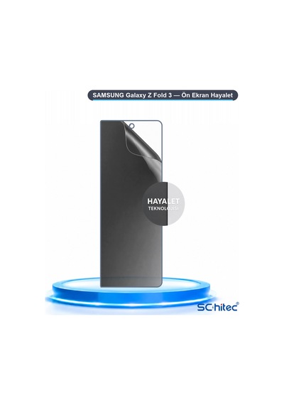 Schitec Samsung Galaxy Uyumlu Z Fold 3 Hayalet Privacy Hidrojel Ekran