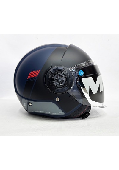 Mt Viale Sv Advance C67 Mat Renk İç Güneş Vizörlü Kask Lacivert