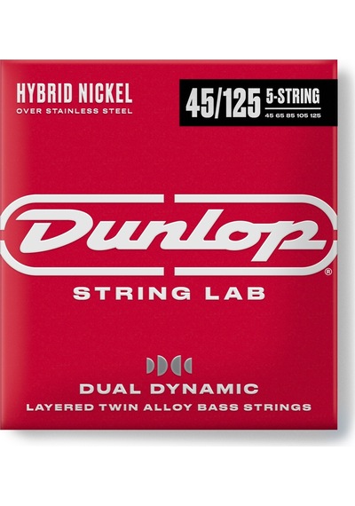 Jim Dunlop Dbhyn45125 Hybrid Nickel Bas Gitar Teli 45-125