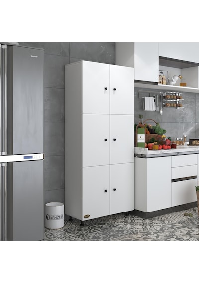 Kenzlife Mutfak Dolabı Tahiri Byz 188 80 37 Çok Amaçlı Dolap Arkalıklı