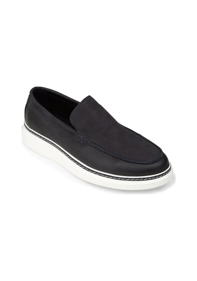 Deery Erkek Hakiki Nubuk Lacivert Loafer Ayakkabı - Ek111mlcvc01 Lacivert