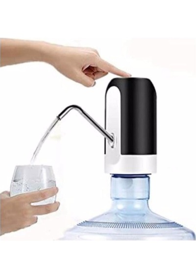 Bibizde Automatic Water Dispenser Şarjlı Damacana Pompası Siyah
