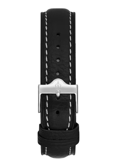 20 X 18 Mm Siyah Deri Saat Kordonu