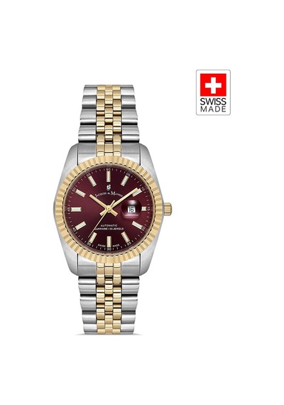 Inspıratıon Jwl04118 Sellita Sw100, 25 Jewels Otomatik Mekanizmalı, Swiss Made Kadın Kol Saati Altın - Gümüş