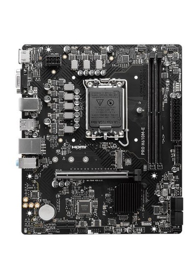 Msı Pro H610m-e Ddr5 5600mhz 1xvga 1xhdmı 1xm.2 Usb 3.2 Matx 1700p 12. / 13. Ve 14. Nesil İşlemci Uyumlu -56739