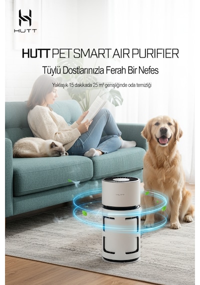 Smart Pet Air Purifier Pro Akıllı Hava Temizleyici Beyaz